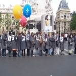 manifestation pour la défense de l'école publique à Paris le 18mai 2008 photo n°52 