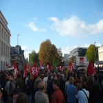 Manifestation pour la dfense des retraites et des services publics le 18 octobre 2007 photo n6 