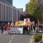 Manifestation pour la dfense des retraites et des services publics le 18 octobre 2007 photo n10 
