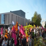 Manifestation pour la dfense des retraites et des services publics le 18 octobre 2007 photo n24 