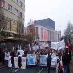 manifestation lycéenne contre les réforme Darcos le 18 décembre 2008 photo n°3 