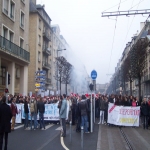 manifestation lycéenne contre les réforme Darcos le 18 décembre 2008 photo n°7 