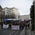 Manifestation contre les réformes universitaires le 19 février 2009 photo n°3 