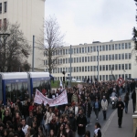 Manifestation contre les réformes universitaires le 19 février 2009 photo n°5 