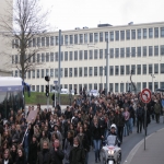 Manifestation contre les réformes universitaires le 19 février 2009 photo n°6 