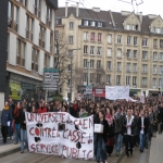 Manifestation contre les réformes universitaires le 19 février 2009 photo n°9 
