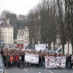 Manifestation contre les réformes universitaires le 19 février 2009 photo n°11 