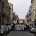 Manifestation contre les réformes universitaires le 19 février 2009 photo n°16 