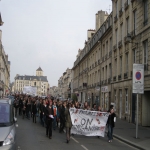 Manifestation contre les réformes universitaires le 19 février 2009 photo n°18 