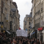Manifestation contre les réformes universitaires le 19 février 2009 photo n°20 
