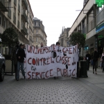 Manifestation contre les réformes universitaires le 19 février 2009 photo n°24 