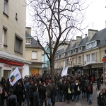 Manifestation contre les réformes universitaires le 19 février 2009 photo n°32 
