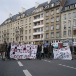 Manifestation contre les réformes universitaires le 19 février 2009 photo n°36 