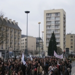 Manifestation contre les réformes universitaires le 19 février 2009 photo n°42 