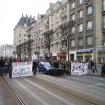 Manifestation contre les réformes universitaires le 19 février 2009 photo n°47 