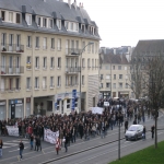 Manifestation contre les réformes universitaires le 19 février 2009 photo n°50 