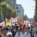 Manifestation contre la politique sociale de Macron le 19 avril 2018 photo n°27 