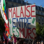 manifestation pour la défense de l'école publique à Paris le 19 octobre 2008 photo n°3 