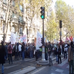 manifestation pour la défense de l'école publique à Paris le 19 octobre 2008 photo n°7 