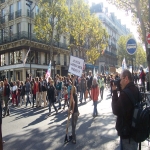 manifestation pour la défense de l'école publique à Paris le 19 octobre 2008 photo n°18 