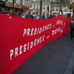 manifestation pour la défense de l'école publique à Paris le 19 octobre 2008 photo n°20 