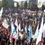 manifestation pour la défense de l'école publique à Paris le 19 octobre 2008 photo n°27 