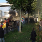 Evacuation des dépôts de carburant de Caen le 19 octobre 2010 photo n°3 