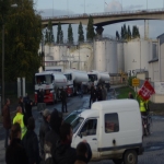 Evacuation des dépôts de carburant de Caen le 19 octobre 2010 photo n°13 