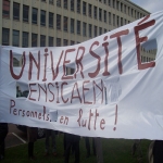 Manifestation des enseignants-chercheurs le 20 janvier 2009 photo n°1 