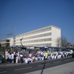 Manifestation des tudiants en soins infirmiers le 20 mars 2009 photo n2 