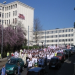 Manifestation des tudiants en soins infirmiers le 20 mars 2009 photo n4 