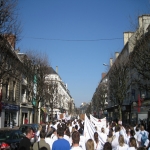 Manifestation des tudiants en soins infirmiers le 20 mars 2009 photo n24 