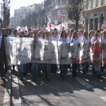 Manifestation des tudiants en soins infirmiers le 20 mars 2009 photo n26 