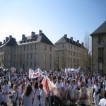 Manifestation des tudiants en soins infirmiers le 20 mars 2009 photo n41 