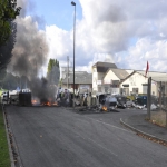 Evacuation des dépôts de carburant de Caen le 20 octobre 2010 photo n°1 