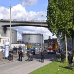 Evacuation des dépôts de carburant de Caen le 20 octobre 2010 photo n°21 