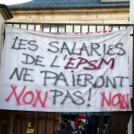 Grève à l'EPSM de Caen le 20 décembre 2013 photo n°2 