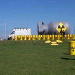 Rassemblement anti-plutonium à Cherbourg le 21 août 2004 photo n°1 