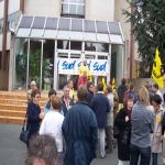 Rassemblement des salariés de la Poste le 21 septembre 2004 photo n°1 