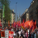 manifestation contre l'allongement de la durée de cotisation retraite le 22 mai 2008 photo n°8 