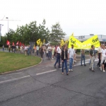 Rassemblement des salariés d'Euromoteurs le 22 juillet 2004 photo n°11 