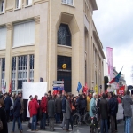 Manifestation contre la privatisation de la Poste le 22 novembre 2008 photo n°2 