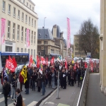 Manifestation contre la privatisation de la Poste le 22 novembre 2008 photo n°5 
