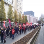 Manifestation contre la privatisation de la Poste le 22 novembre 2008 photo n°10 