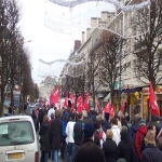 Manifestation contre la privatisation de la Poste le 22 novembre 2008 photo n°11 