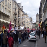 Manifestation contre la privatisation de la Poste le 22 novembre 2008 photo n°14 