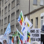 Manifestation interprofessionnelle pour la dfense des salaires et des retraites le 23 mars 2010 photo n4 