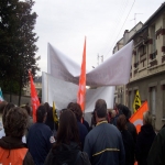 manifestation contre la privatisation de la Poste le 23 septembre 2008 photo n°5 
