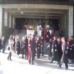 Rassemblement des magistrats et avocats le 23 octobre 2008 photo n°5 