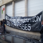 Manifestation des intermittents, chômeurs et précaires le 23 décembre 2008 photo n°6 